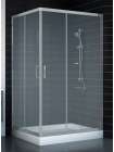 Душевой уголок Vegas Glass ZA-F 0110*100 07 10 профиль матовый хром, стекло сатин