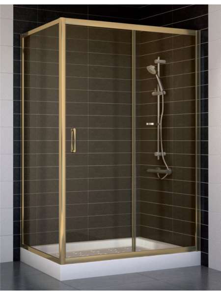 Душевой уголок Vegas Glass ZP+ZPV 120*70 05 05 профиль бронза стекло бронза