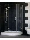 Душевой уголок Vegas Glass AFS-F 120*90 07 01 L профиль матовый хром, стекло прозрачное