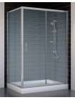 Душевой уголок Vegas Glass ZP+ZPV 120*80 07 02 профиль матовый хром, стекло шиншилла