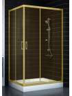 Душевой уголок Vegas Glass ZA-F 80*110 09 05 профиль золото, стекло бронза