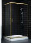 Душевой уголок Vegas Glass ZA-F 90*110 05 01 профиль бронза, стекло прозрачное