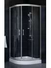 Душевой уголок Vegas Glass ZS-F 80*100 07 01 профиль матовый хром, стекло прозрачное