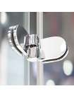 Шторка на ванну GuteWetter Lux Pearl GV-002A левая 100 см стекло бесцветное, фурнитура хром