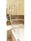 Шторка на ванну GuteWetter Lux Pearl GV-102A левая 80 см стекло бесцветное, профиль хром