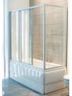 Шторка на ванну GuteWetter Practic Part GV-413A левая 173x80 см стекло бесцветное, профиль матовый хром