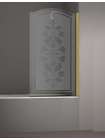 Шторка на ванну Sturm Juwel 90 см decor gold R