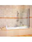 Шторка на ванну GuteWetter Lux Pearl GV-102 правая 100 см стекло бесцветное, профиль хром