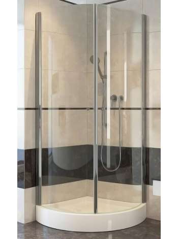 Душевая шторка Alpen Quadrant A160N 100x100х195 + Ср-во для очиcтки душ. каб.
