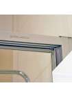 Шторка на ванну GuteWetter Practic Part GV-403 148-152 см стекло бесцветное, профиль матовый хром