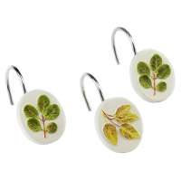 Набор из 12 крючков для шторки Avanti Foliage Garden 13670G
