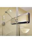 Шторка на ванну GuteWetter Trend Pearl GV-862A левая 100 см стекло бесцветное, фурнитура хром