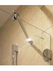Шторка на ванну GuteWetter Lux Pearl GV-001A правая 50 см стекло бесцветное, фурнитура хром