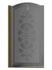 Шторка на ванну Sturm Juwel 90 см decor bronze L