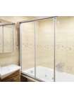 Шторка на ванну GuteWetter Practic Part GV-403A правая 186-190 см стекло бесцветное, профиль матовый хром