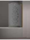 Шторка на ванну Sturm Juwel 90 см decor bronze R