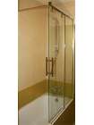Шторка на ванну GuteWetter Slide Pearl GV-862 правая, 90 см, стекло бесцветное, профиль хром