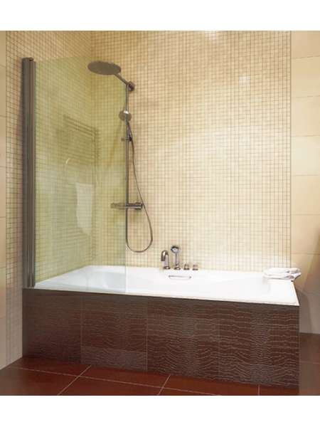 Шторка на ванну GuteWetter Lux Pearl GV-601 левая 70 см стекло бесцветное, профиль хром