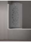 Шторка на ванну Sturm Juwel 90 см decor chrome L