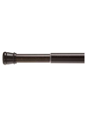 Карниз для ванной, 1.9 м, металл, бронза, серия Standard Tension Rod, Carnation Home Fashions