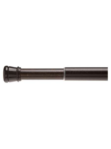 Карниз для ванной, 1.9 м, металл, бронза, серия Standard Tension Rod, Carnation Home Fashions