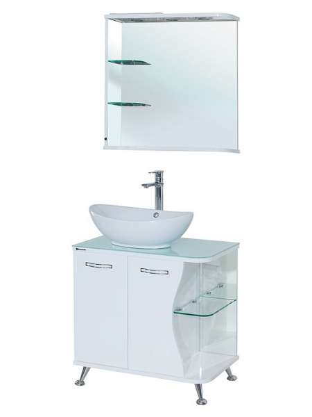 Мебель для ванной Bellezza Рио 70 L белая