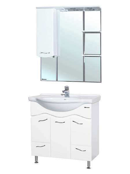 Мебель для ванной Bellezza Мари 85 белая