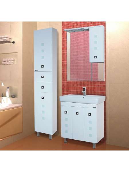 Мебель для ванной Bellezza Натали 70 белая