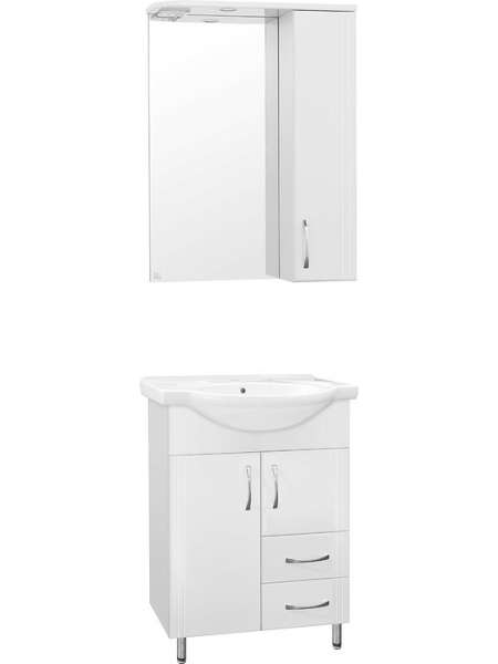 Мебель для ванной Style Line Эко Стандарт №10/2 60 белая