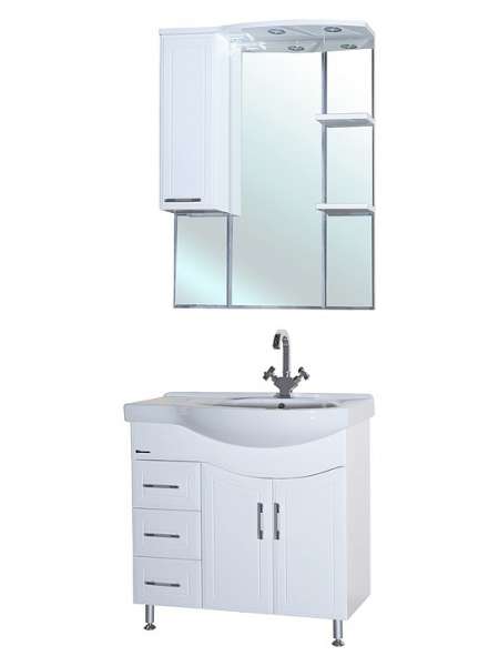 Мебель для ванной Bellezza Коралл 85 L