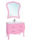 Мебель для ванной Bellezza Грация 100 розовая