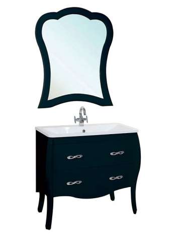 Мебель для ванной Bellezza Грация 80 черная