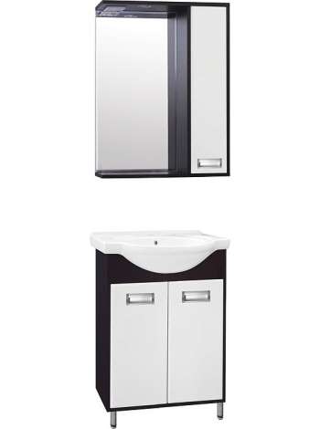 Мебель для ванной Style Line Эко Стиль W №9 60 белая, венге