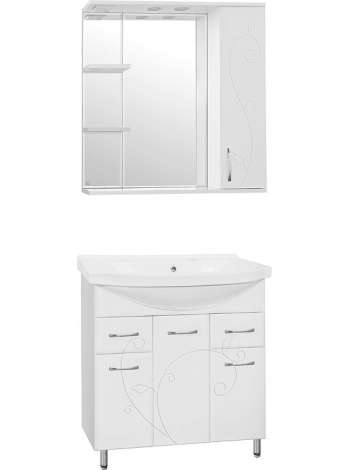 Мебель для ванной Style Line Эко Фьюжн №26 80 белая