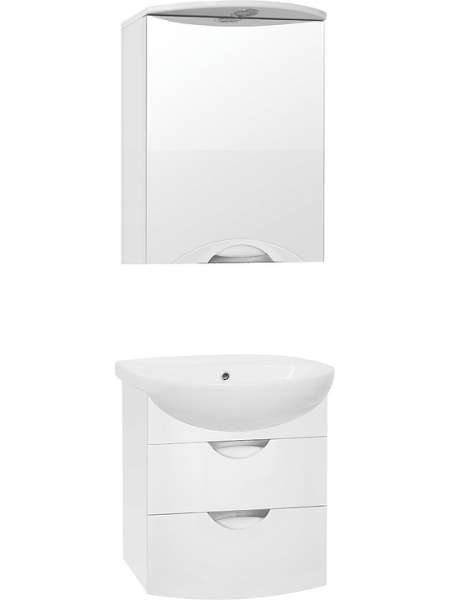 Мебель для ванной Style Line Жасмин-2 55 Люкс Plus, белая