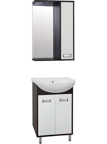 Мебель для ванной Style Line Эко Стиль W №9 50 белая, венге