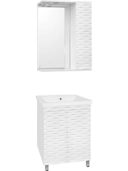 Мебель для ванной Style Line Папирус 60 Люкс, белая