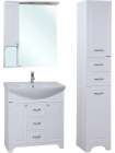Мебель для ванной Bellezza Камелия 75 белая Н, раковина Kirovit Стиль 75