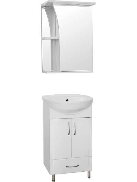 Мебель для ванной Style Line Эко Стандарт №9/1Б 50 белая