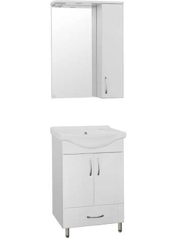 Мебель для ванной Style Line Эко Стандарт №9/1Б 60 белая