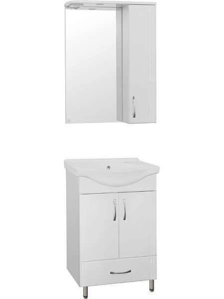 Мебель для ванной Style Line Эко Стандарт №9/1Б 60 белая