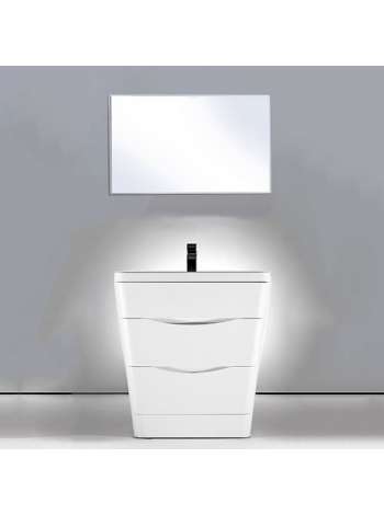 Мебель для ванной BelBagno Piramide 80 bianco lucido