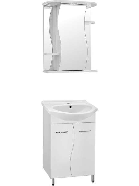 Мебель для ванной Style Line Эко Стандарт №12 55 белая