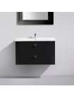 Мебель для ванной BelBagno Atria 83 nero lucido 2 ящика