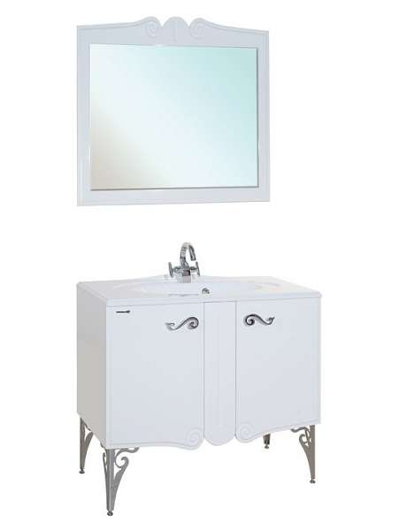 Мебель для ванной Bellezza Эстель 90 белая