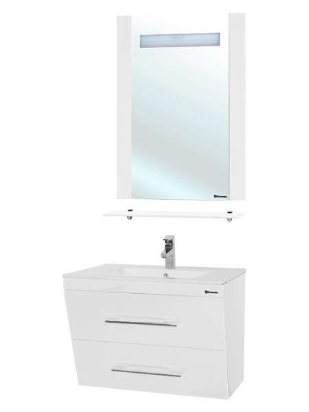 Мебель для ванной Bellezza Берта подвесная 60 белая