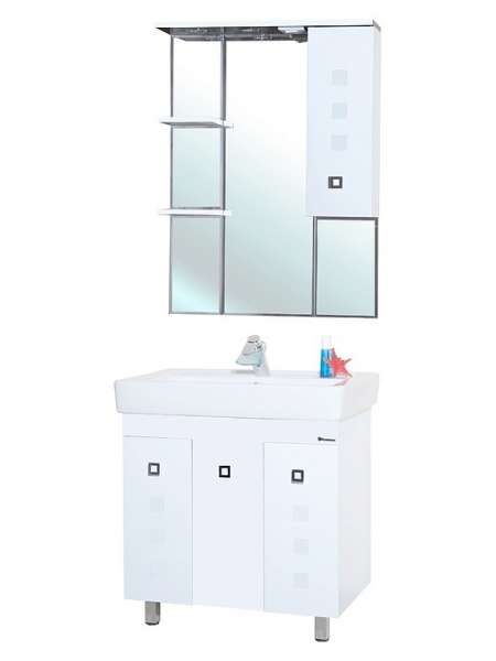 Мебель для ванной Bellezza Натали 80 белая