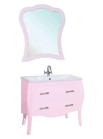 Мебель для ванной Bellezza Грация 90 розовая