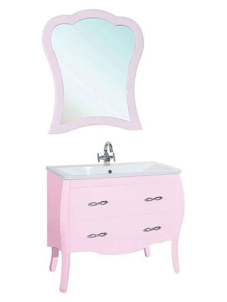 Мебель для ванной Bellezza Грация 90 розовая