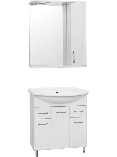 Мебель для ванной Style Line Эко Стандарт №26 75 белая